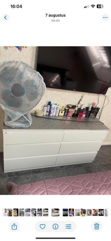 Dressoir met 6 lades beschikbaar voor biedingen