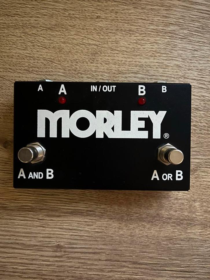 Morley A/B Switcher Voetpedaal, Muziek en Instrumenten, Effecten, Zo goed als nieuw, Overige typen, Ophalen of Verzenden