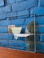 Vintage glas-in-lood raamhanger 'cocktails', Huis en Inrichting, Woonaccessoires | Wanddecoraties, Ophalen of Verzenden, Gebruikt