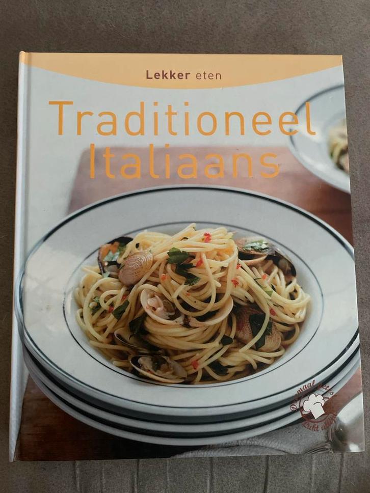 Traditioneel Italiaans Kookboek - Lekker Eten, Boeken, Kookboeken, Zo goed als nieuw, Voorgerechten en Soepen, Italië, Vegetarisch