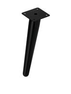 Duraline kast of tafelpoot conisch zwart 20cm, Minder dan 50 cm, Minder dan 50 cm, Ophalen of Verzenden, Zo goed als nieuw