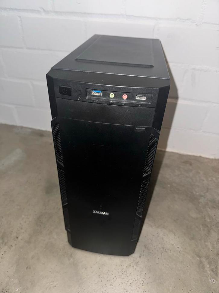Zalman PC Case met Voeding en DVD Drive, Computers en Software, Computerbehuizingen, Gebruikt, Ophalen of Verzenden