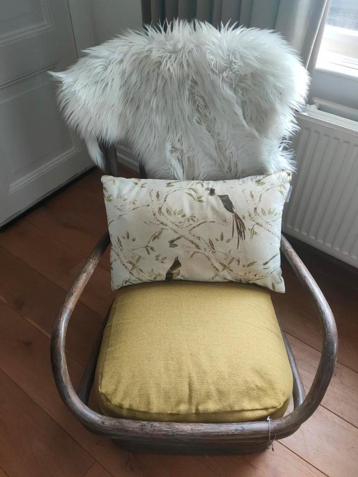 Leuke onbeschadigde rotan stoel, Huis en Inrichting, Fauteuils, Zo goed als nieuw, 50 tot 75 cm, 75 tot 100 cm, Ophalen