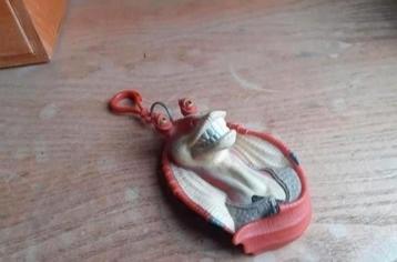 Star wars Jar Jar munt opberg sleutelhanger 1999 vintage  beschikbaar voor biedingen