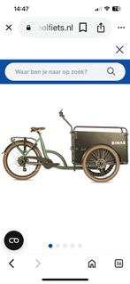 Bimas elektrische bakfiets zgan van 3159 voor 1950, Fietsen en Brommers, Elektrische fietsen, Ophalen, Zo goed als nieuw, 50 km per accu of meer