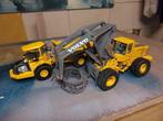 volvo knikdumper en bomenknijper motorart 1;50 incompleet, Hobby en Vrije tijd, Ophalen of Verzenden, Gebruikt, Hijskraan, Tractor of Landbouw