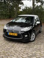 Citroën DS3 1.2 puretech So Chic uit 2015 Zwart/Wit, Voorwielaandrijving, 1199 cc, Leder en Stof, Zwart