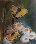 schilderij vlinders, Antiek en Kunst, Kunst | Schilderijen | Klassiek, Ophalen of Verzenden