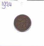 Schaarse 1 cent 1924 voor 9 euro, Postzegels en Munten, Munten | Nederland, Ophalen of Verzenden, Koningin Wilhelmina, 1 cent