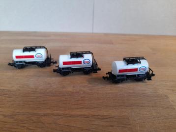 Minitrix ketelwagons ESSO beschikbaar voor biedingen