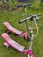 2 Space Scooters X580 roze met glitters, Fietsen en Brommers, Ophalen of Verzenden, Zo goed als nieuw, Overige typen, Space Scooter X580