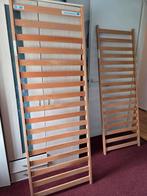 Lattenbodem 70 bij 200 2x (140 bij 200), Huis en Inrichting, Gebruikt, 70 cm of minder, Bruin, Ophalen of Verzenden