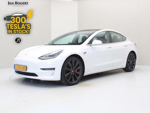 Tesla Model 3 Performance AWD 486pk 75 kWh [ AUTOPILOT+530KM, Auto's, Tesla, Bedrijf, Te koop, Model 3, 4x4, ABS, Achteruitrijcamera