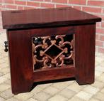 teakhouten dekenkist/salontafel, Ophalen, 50 tot 100 cm, 50 tot 100 cm, Zo goed als nieuw