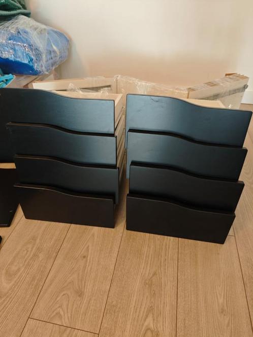 IKEA Kallax Inzet zwart lades, Huis en Inrichting, Kasten | Boekenkasten, Zo goed als nieuw, Minder dan 50 cm, Minder dan 100 cm