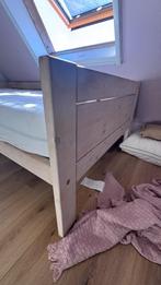 Eenpersoonsbed 90*200 Lifetime Hout, Ophalen, 85 tot 100 cm, Gebruikt, Matras