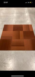 Tapijttegels Rood/Bruin - 60m2, Ophalen, Vierkant, 50 tot 100 cm, Zo goed als nieuw