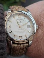 18 krt witgouden Omega DeVille co-axial chronometer limited, Leer, Polshorloge, Nieuw, Ophalen of Verzenden
