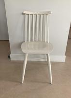 Vintage spijlenstoel Jaren 60 Deens Design chair, Huis en Inrichting, Stoelen, Ophalen, Gebruikt, Wit, Retro vintage