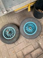 2 kruiwagen wielen, Ophalen of Verzenden, Gebruikt