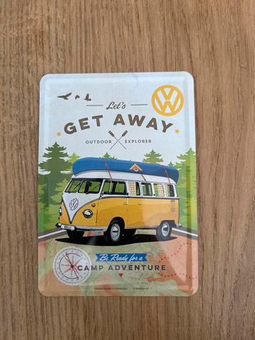 VW Bulli T1 Camping Metalen Decoratiebord beschikbaar voor biedingen