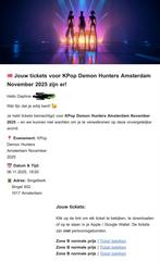 Kpop Demon hunters Amsterdam, Tickets en Kaartjes, Twee personen