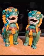 Oosterse Foo Dogs Beelden keramiek, Antiek en Kunst, Kunst | Beelden en Houtsnijwerken, Ophalen of Verzenden
