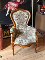 Vintage fauteuil met bloemenmotief, Ophalen