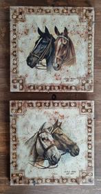 Keragres made in Italië tegels paarden, Ophalen of Verzenden