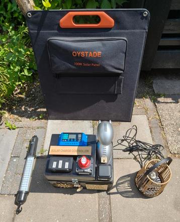 Solarset offgrid, zonnepaneel set beschikbaar voor biedingen