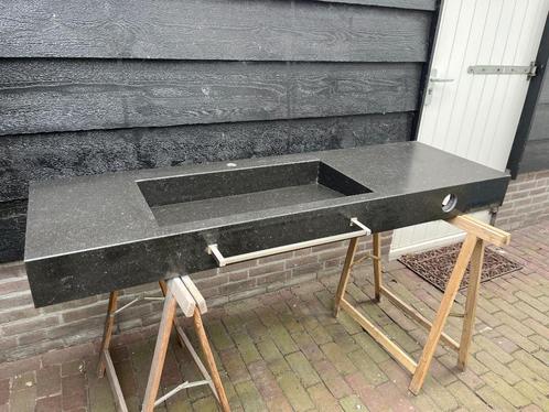 Natuurstenen wastafel, Doe-het-zelf en Verbouw, Sanitair, Nieuw, Wastafel, Steen, Ophalen