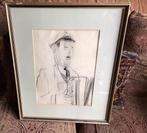 Johan Dijkstra(1896-1978) Groninger Ploeg - Tekening- Gesign, Antiek en Kunst, Kunst | Schilderijen | Klassiek, Ophalen of Verzenden