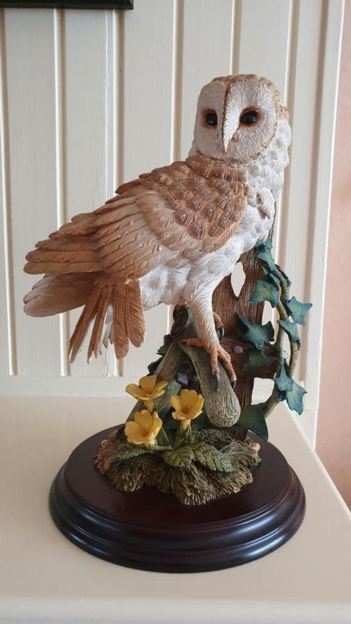Country Artists Barn Owl Beeld - David Ivey, Antiek en Kunst, Kunst | Beelden en Houtsnijwerken, Ophalen