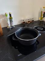 Black pot 21 cm width 8cm depth, Huis en Inrichting, Keuken | Potten en Pannen, Ophalen of Verzenden, Gietijzer, Pot, Bus of Blik