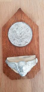 Vintage wijwater bakje   , Ophalen of Verzenden, Gebruikt, Overige typen, Christendom | Katholiek