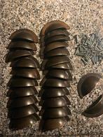 27x handgreep keuken antieke look schelpje messing, Huis en Inrichting, Keuken | Keukenelementen, Minder dan 50 cm, Gebruikt, Ophalen of Verzenden