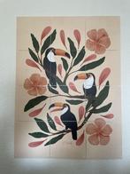 IXXI poster 60 x 80 - toekans, Huis en Inrichting, Woonaccessoires | Wanddecoraties, Ophalen of Verzenden, Zo goed als nieuw