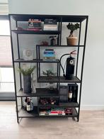 MUST living Harmony kast, metalen frame met leer – 120cm, Ophalen, 100 tot 150 cm, Zo goed als nieuw, Metaal