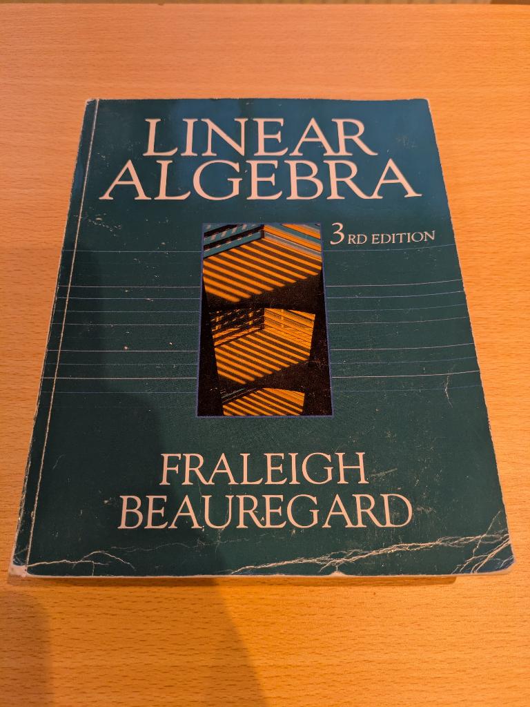 (Fraleigh Beauregard) Linear algebra, Gelezen, Fraleigh Beauregard, Ophalen of Verzenden, WO