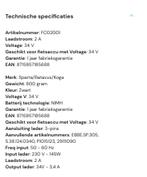 Sparta/Batavus/Koga 34V Fietsaccu Oplader - 3-pins, Fietsen en Brommers, Ophalen, Gebruikt