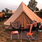 TE HUUR | Hippe Bell tent | regio Rotterdam, Caravans en Kamperen, Tenten, Zo goed als nieuw