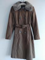 Vintage groene King Louie Mantel met riem - Maat l, Maat 42/44 (L), Ophalen of Verzenden, Zo goed als nieuw, King Louie
