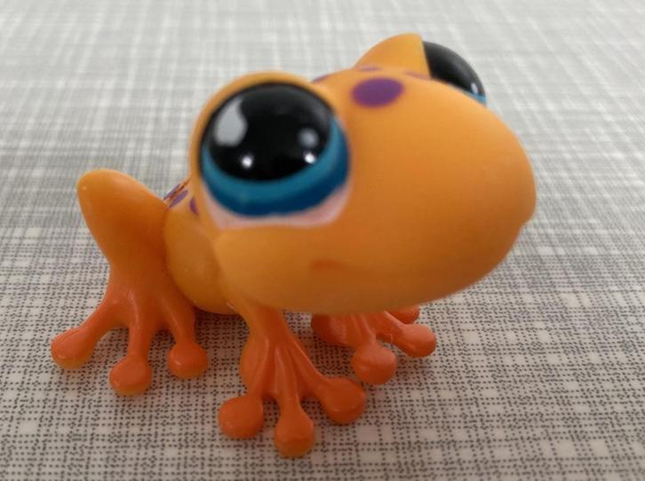 LITTLEST PET SHOP #874 ORANJE KIKKER, Verzamelen, Poppetjes en Figuurtjes, Zo goed als nieuw, Ophalen of Verzenden