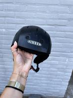 Mat zwarte kinder skihelm, maat XS, Overige typen, Zo goed als nieuw, Minder dan 100 cm, Ophalen
