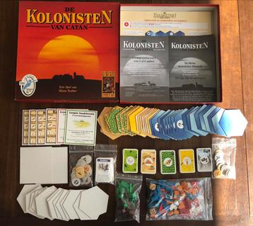 Kolonisten van Catan tm 6p - basisspel en uitbreiding 5/6p beschikbaar voor biedingen