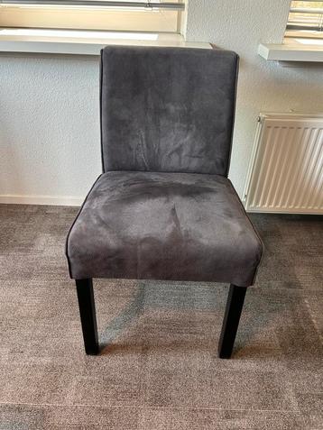 6 Industriele Eetkamerstoelen Grijs beschikbaar voor biedingen