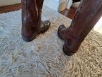 Bruine leren hoge laarzen - Sendra, Maat 38, Bruin, Ophalen of Verzenden, Gedragen, Hoge laarzen