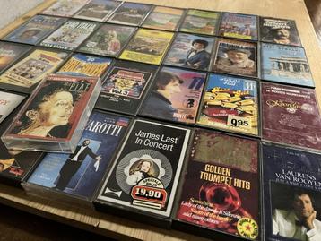 cassettebandjes vintage van Edith Piaf, tot klassiek  beschikbaar voor biedingen