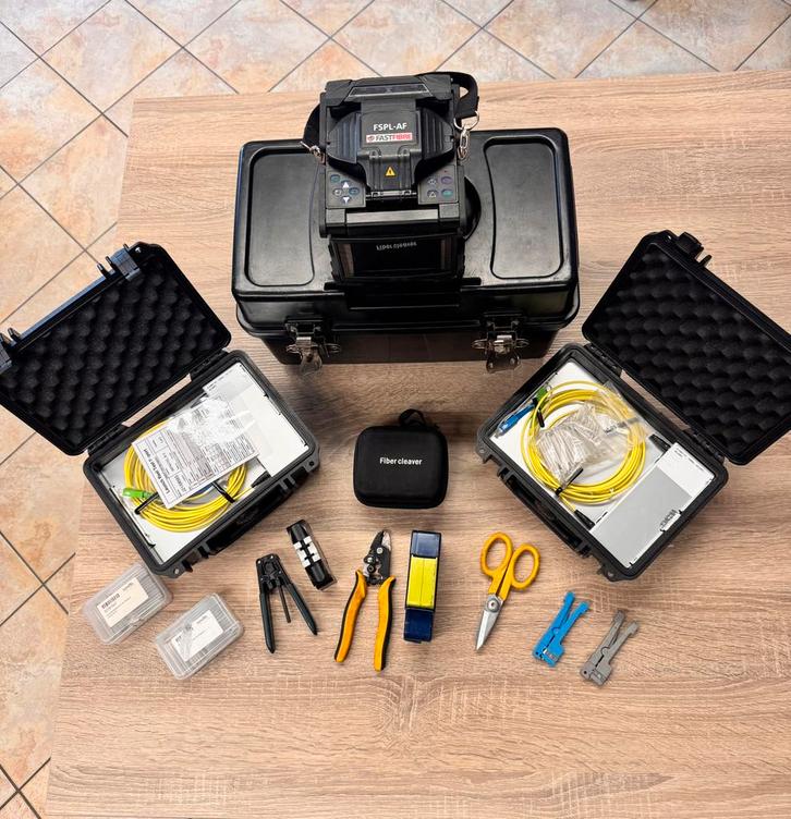 Glasvezel Fusielasmachine LPSF1 - Complete Set, Audio, Tv en Foto, Fotografie | Fotostudio en Toebehoren, Zo goed als nieuw, Overige typen