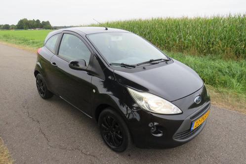 Ford Ka 1.2 Comfort S S 2011 Airco (bj 2011), Auto diversen, Schadeauto's, Ford, Handgeschakeld, Benzine, MPV, Zwart